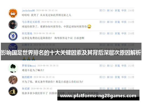 影响国足世界排名的十大关键因素及其背后深层次原因解析